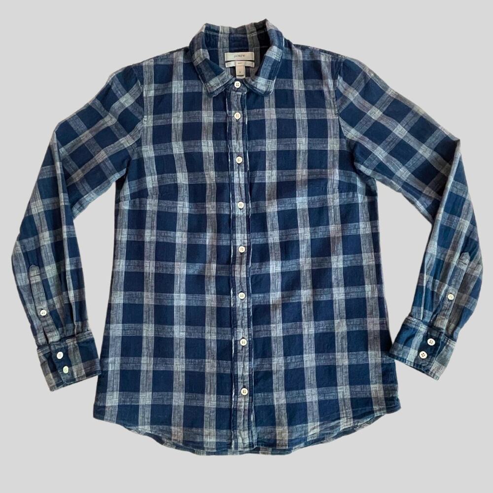 J.Crew Womens Boy Style Button Up Size 2